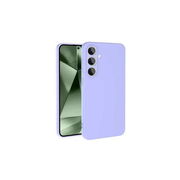 Galaxy S24 Fe Kılıf Nano İçi Kadife Silikon - Lila ürün görseli 1