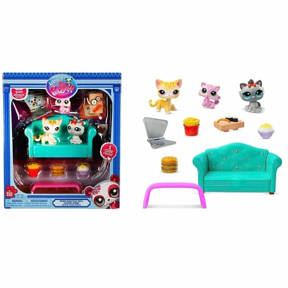 6360 Sun-Littlest Pet Shop Minişler Lokanta Oyun Seti ürün görseli 1