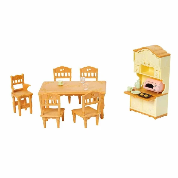 5340 Sylvanian Families Yemek Odası Seti +3 Yaş Figürler Ayrı Satılır. ürün görseli 1