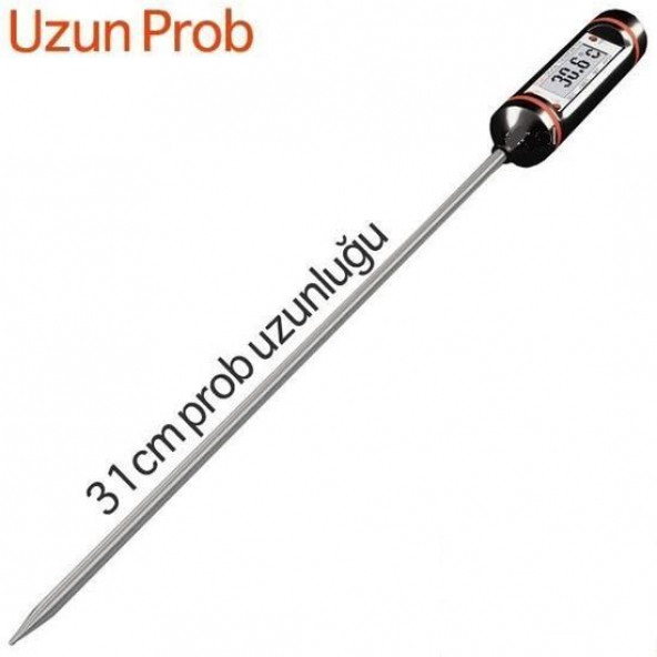 P3001 Uzun Problu Çubuk Termometre - Resim 3