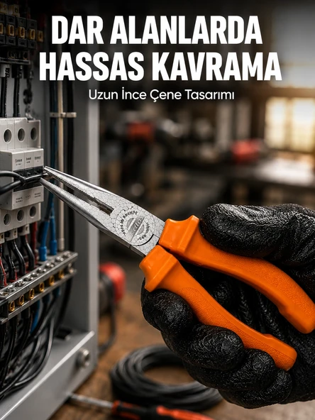 Dar Alanlarda Hassas Çalışma İçin Dövme Çelik Kargaburun ürün görseli 1