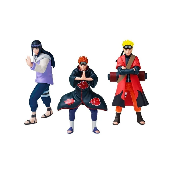 Pmi/Nsh2021S Naruto 3Lü Koleksi̇yon Fi̇gür Seti̇ Asorti̇ ürün görseli 1
