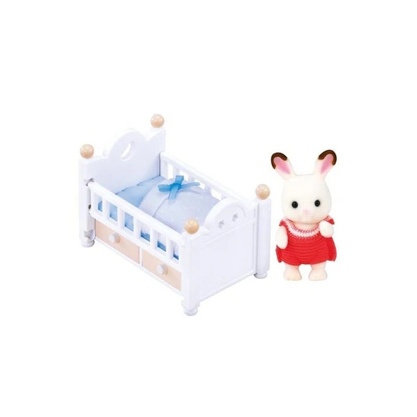 5017 Sylvanian Families, Kulaklı Tşan Bebek Yatağı , +3 Yaş ürün görseli 1