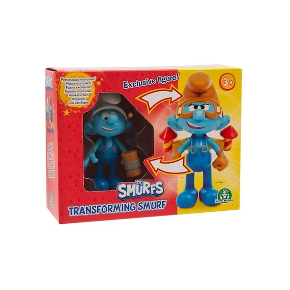 Puf23000 Şirinler Dönüşen 10 Cm Figür ürün görseli 1