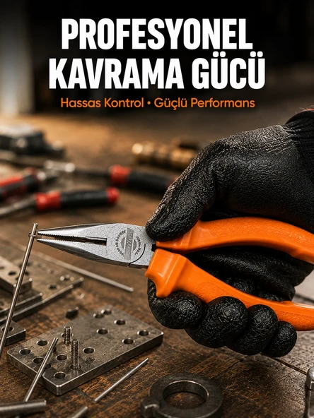 Uzun İnce Çeneli Profesyonel Kargaburun Dayanıklı Çelik El Aleti ürün görseli 1