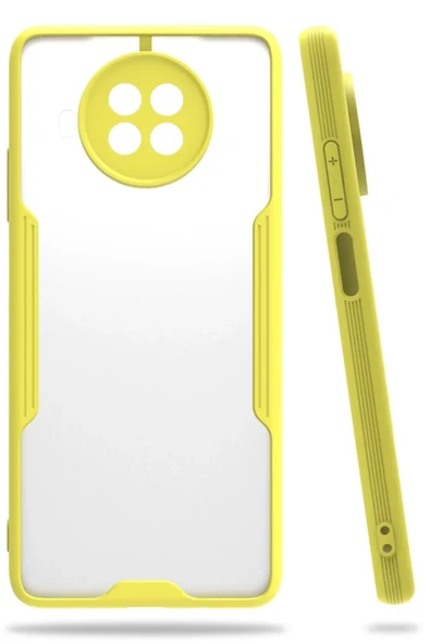 Newface Xiaomi Mi 10T Lite Kılıf Platin Silikon - Sarı ürün görseli 1