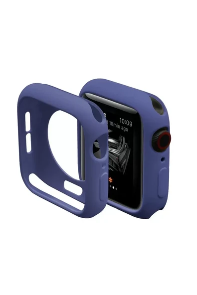 Newface Apple Watch 42mm Silikon Alt Kasa - Mavi ürün görseli 1