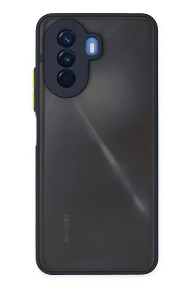 Newface Huawei Nova Y70 Kılıf Montreal Silikon Kapak - Lacivert ürün görseli 1