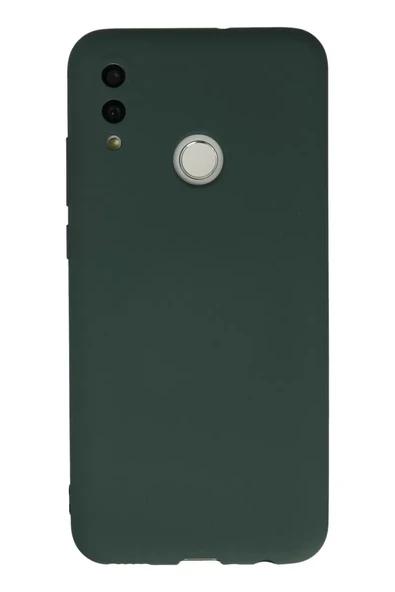 Newface Huawei P Smart 2019 Kılıf Nano içi Kadife Silikon - Koyu Yeşil ürün görseli 1