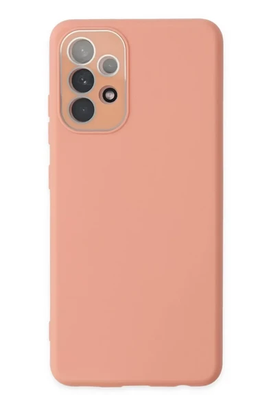 Newface Samsung Galaxy A33 5G Kılıf Lansman Glass Kapak - Pembe ürün görseli 1
