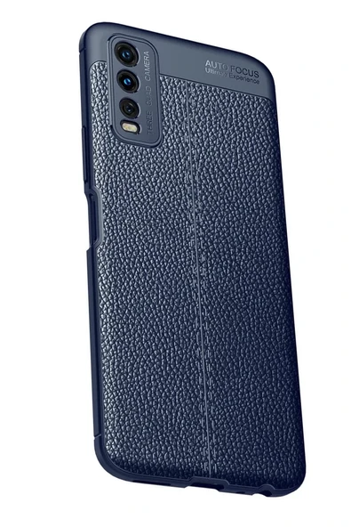 Newface Vivo Y11S Kılıf Auto Focus Kapak - Lacivert ürün görseli 1