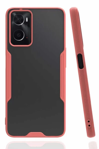 Newface Oppo A96 Kılıf Platin Silikon - Pembe ürün görseli 1