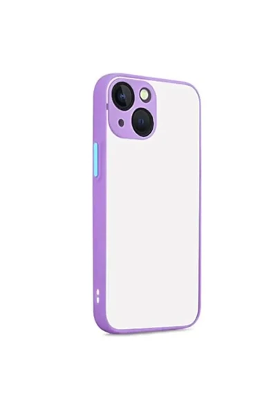 Newface Apple iPhone 13 Kılıf Montreal Silikon Kapak - Mor ürün görseli 1