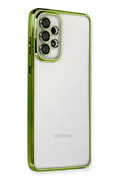 Newface Samsung Galaxy A33 5G Kılıf Razer Lensli Silikon - Yeşil ürün görseli 1