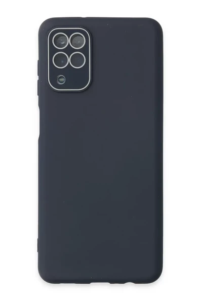 Newface Samsung Galaxy A22 Kılıf Lansman Glass Kapak - Lacivert ürün görseli 1