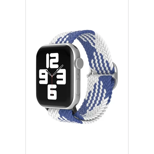 Newface Watch 22mm Star Kordon - Mavi-Beyaz - Resim 2