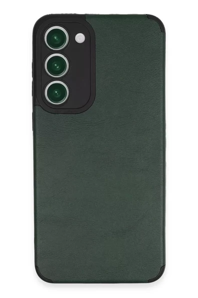 Newface Samsung Galaxy S23 Plus Kılıf Loop Deri Silikon - Yeşil ürün görseli 1