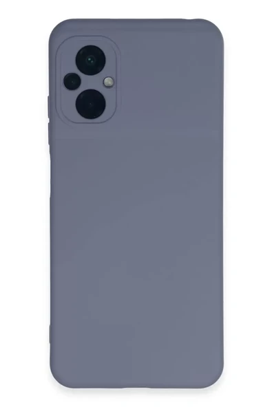 Newface Xiaomi Poco M5 Kılıf Nano içi Kadife Silikon - Gri ürün görseli 1