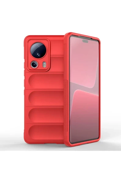 Newface Xiaomi Mi 13 Lite Kılıf Optimum Silikon - Kırmızı ürün görseli 1