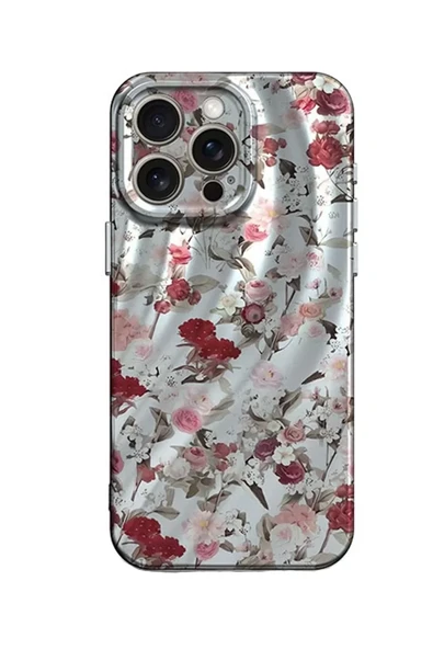 Newface Apple iPhone 14 Pro Kılıf Crew Desenli Kapak - Çiçek ürün görseli 1