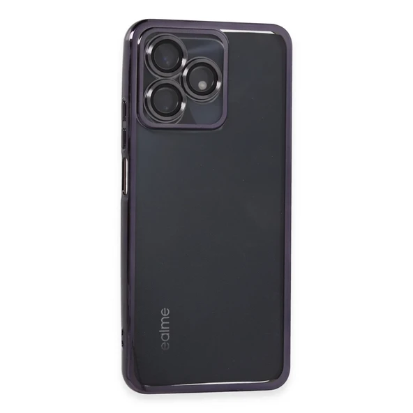 C53 Kılıf Razer Lensli Silikon - Mor