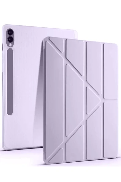 Newface Samsung Galaxy X610 Tab S9 FE Plus 12.4 Kılıf Kalemlikli Mars Tablet Kılıfı - Lila ürün görseli 1