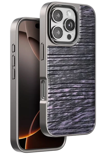 Venco Apple iPhone 16 Pro Wave Kapak - Derin Mor ürün görseli 1