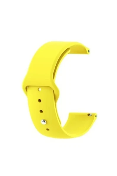 Newface Huawei GT4 41mm 18mm Klasik Kordon - Sarı ürün görseli 1