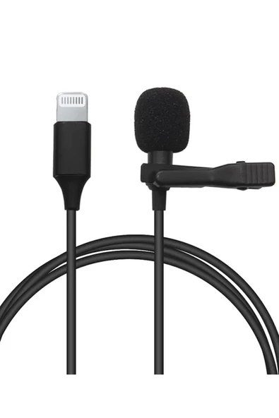 Newface Lightning 2 Metre Double Mikrofon - Siyah ürün görseli 1