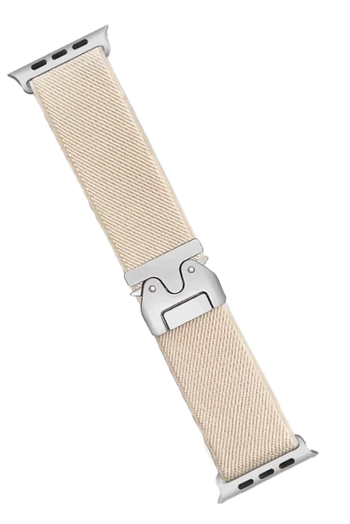 Newface Apple Watch 42mm Forest Kumaş Kordon - Krem ürün görseli 1