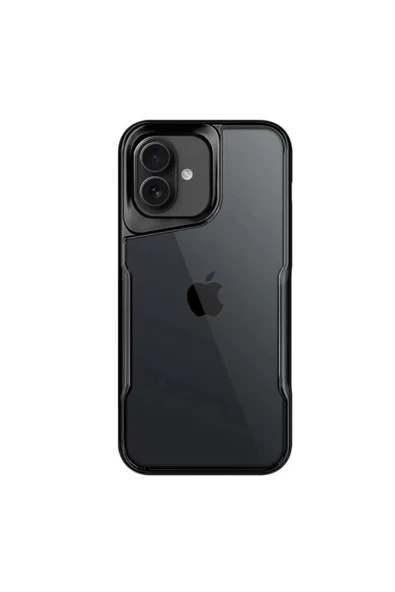 Newface Apple iPhone 16 Plus Kılıf Boyi Silikon Kapak - Siyah ürün görseli 1