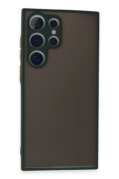 Newface Samsung Galaxy S24 Ultra Kılıf Montreal Silikon Kapak - Yeşil ürün görseli 1