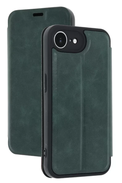 Newface Apple iPhone 16E Kılıf Flip Cover - Koyu Yeşil ürün görseli 1