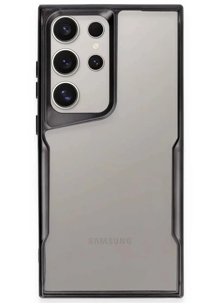 Newface Samsung Galaxy S25 Ultra Kılıf Boyi Silikon Kapak - Siyah ürün görseli 1