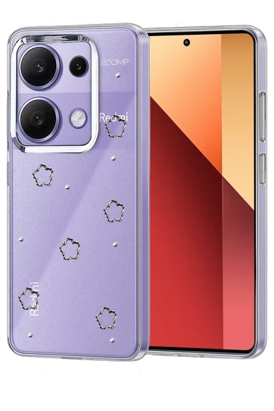 Newface Xiaomi Redmi Note 13 Pro 4G Fiyonk Desenli Kapak - Desen 8 ürün görseli 1