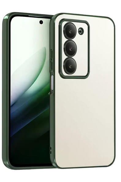 Newface Xiaomi Redmi 15 4G Razer Lensli Silikon - Yeşil ürün görseli 1