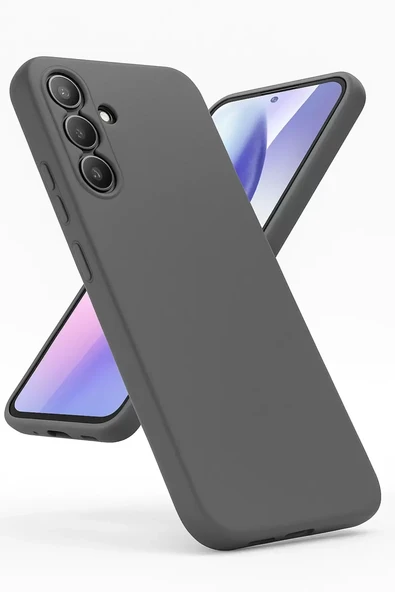 Newface Samsung Galaxy A24 4G Kılıf First Silikon - Gri ürün görseli 1