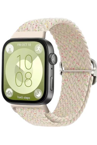 Newface Huawei Fit 4 Star Kordon - Gri-Turuncu ürün görseli 1