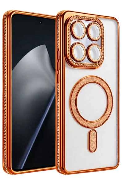 Newface Xiaomi Mi 15T Pro Joke Simli Magneticsafe Kılıf - Turuncu ürün görseli 1