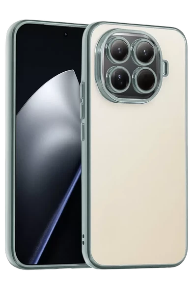 Newface Xiaomi Mi 15T Pro Razer Lensli Silikon - Gümüş ürün görseli 1