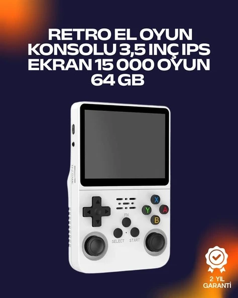Retro Oyun Cihazı – Çift Microsd Desteği, Çoklu Platform Uyumu, 3200 Mah Batarya ürün görseli 1