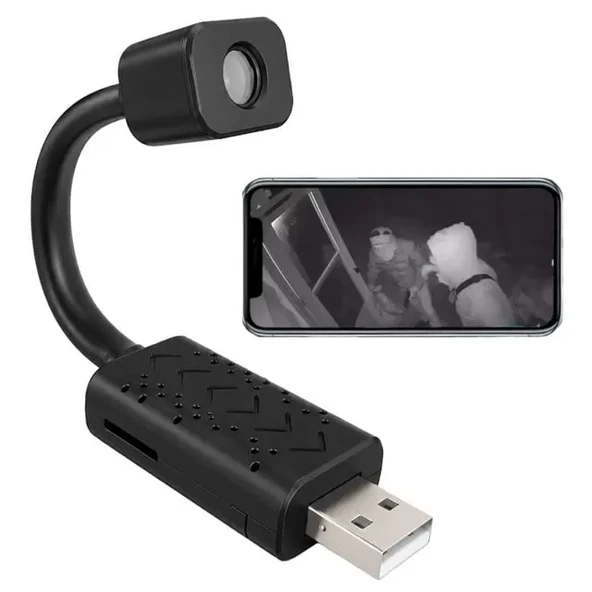 Hello Hl-37822 Kablosuz Mini Wi-Fi Akıllı Güvenlik Kamerası Taşınabilir Usb Girişli ürün görseli 1