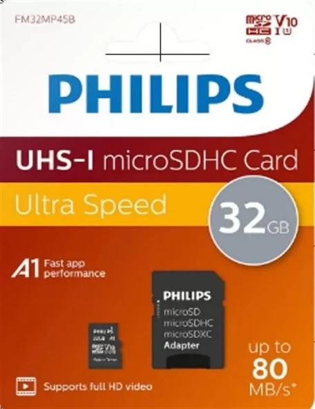 Fm32Mp45B/00 32Gb Class10 Uhs-I U1 Tf Adaptörlü Micro Sdhc Hafıza Kartı ürün görseli 1
