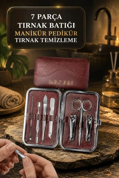 Tırnak Batığı Temizliği Ve Günlük Bakım İçin 7 Parça Profesyonel Set ürün görseli 1