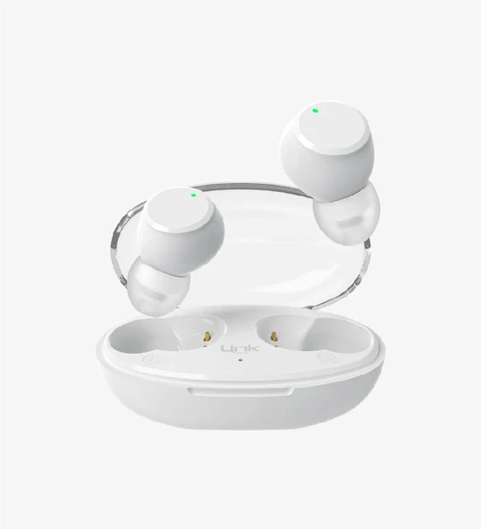 Linktech Dot1 Çevre Dostu Bluetooth Kulaklık Beyaz ürün görseli 1