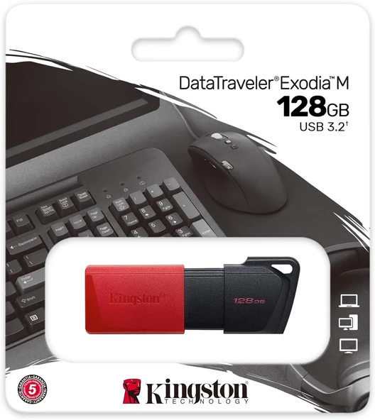 Datatraveler Exodia 128Gb Usb Flash Bellek Usb3.2 Gen1 ürün görseli 1
