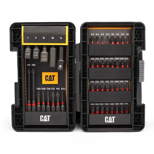 Cat Da01902 45 Parça Manganez Fosfat Alaşımlı Vidalama Uç Seti ürün görseli 1