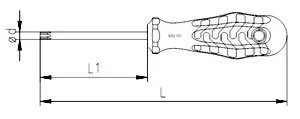 İzeltaş 4775180010 Torx Uçlu Tornavida T10 - Resim 2