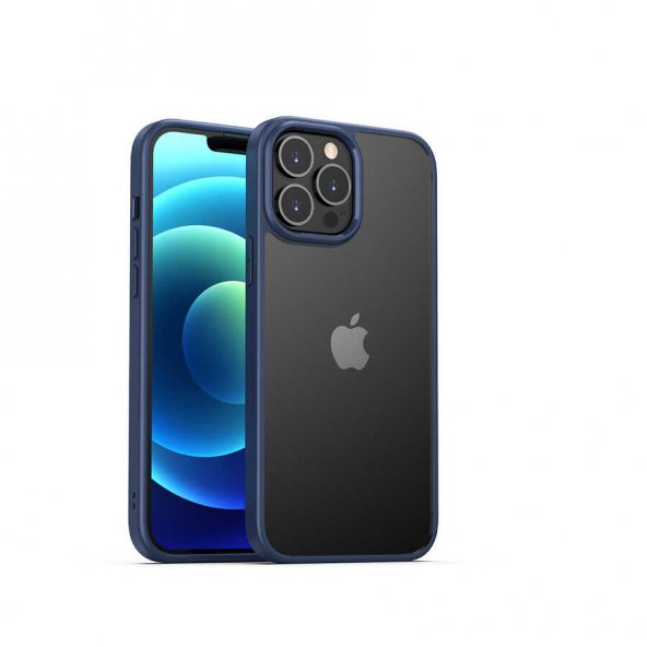 iPhone 13 Pro Max Kılıf Yükseltilmiş Kenar Korumalı Silikon - Resim 4
