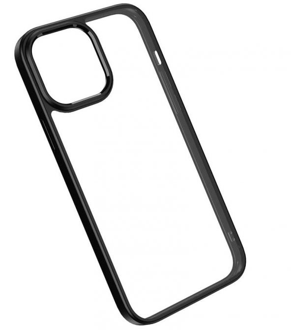 iPhone 13 Pro Max Kılıf Yükseltilmiş Kenar Korumalı Silikon - Resim 6